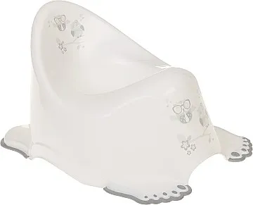 Фото - Горщик дитячий Tega Baby Сова з антиковзаючою гумою Білий (SO-001-103)
