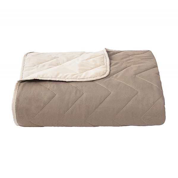 Фото - Набор покрывало + наволочки двуспальный Sonex Bora Bora 220x240 см +нав. 50x70 см 2 шт. Коричневый с бежевым (SO102397)