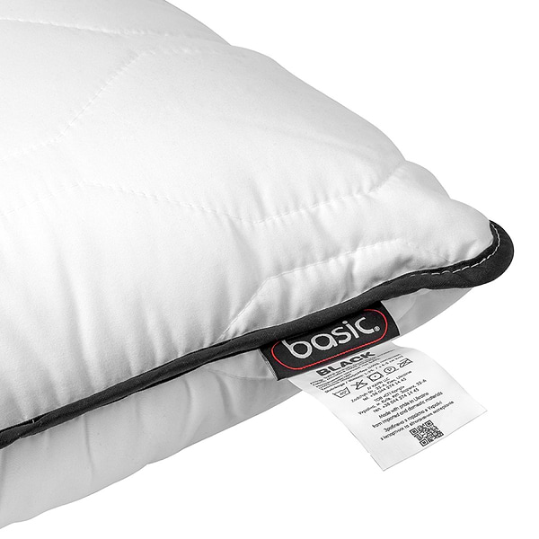 Фото - Подушка стандартная Sonex Basic Black стеганая антиаллергенная 50x70 см (SO102530)