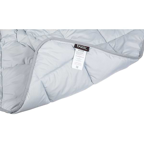 Фото - Ковдра демісезонна полуторна Sonex 140x205 антиалергенне волокно Basic Silver (SO102344)