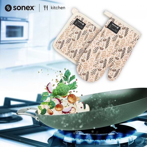 Фото - Набір фартух + прихватка Sonex Flora (SO102480)