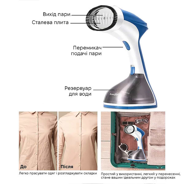 Фото - Вертикальный отпариватель ручной Sonifer SF-9079