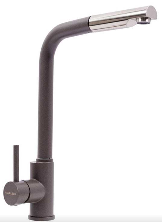 Смеситель кухонный VALESO Q411B Гренадин (с выдвижной воронкой)