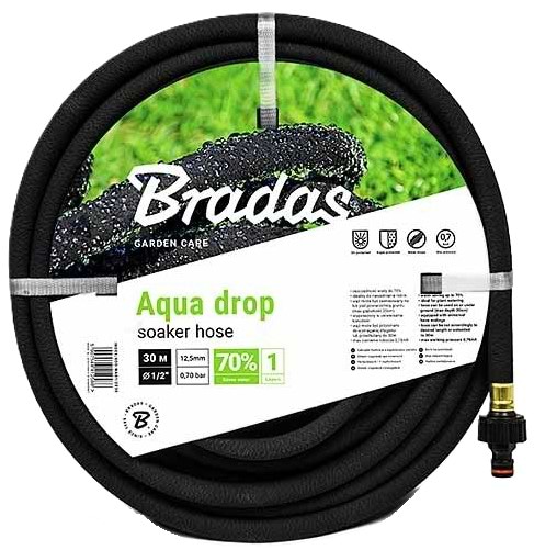 Фото - Шланг поливочний BRADAS Aqua-drop Flat 15 м (WAD1-2015)