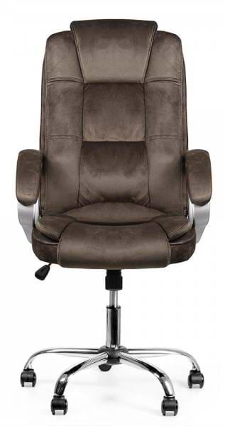 Кресло офисное Barsky Soft Microfiber Brown (Soft-02) - Фото 1