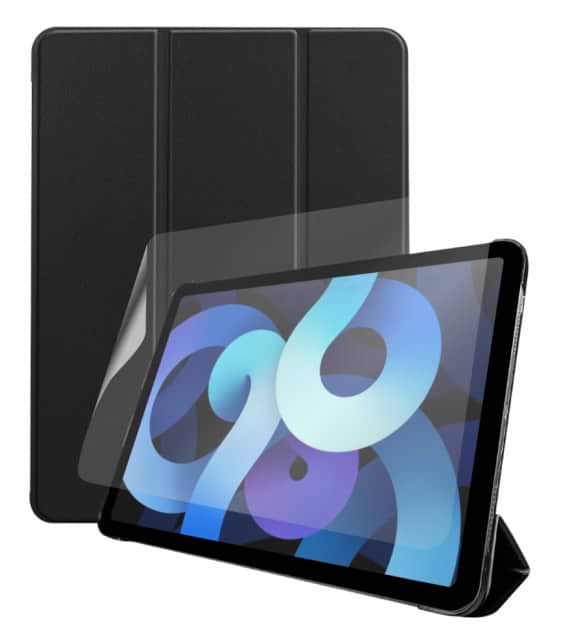 Чохол для планшета AIRON Premium SOFT for iPad Air 4/5th Gen 10.9'' 2020/2022 із захисною плівкою та серветкою Black (4822352781068)
