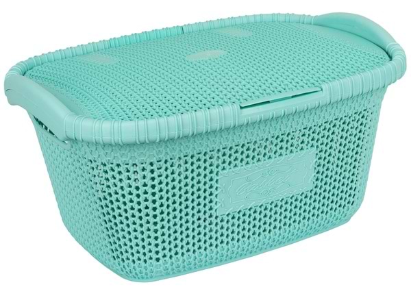 Корзина для белья VIOLET HOUSE 1002 Виолетта Soft Mint 28 л
