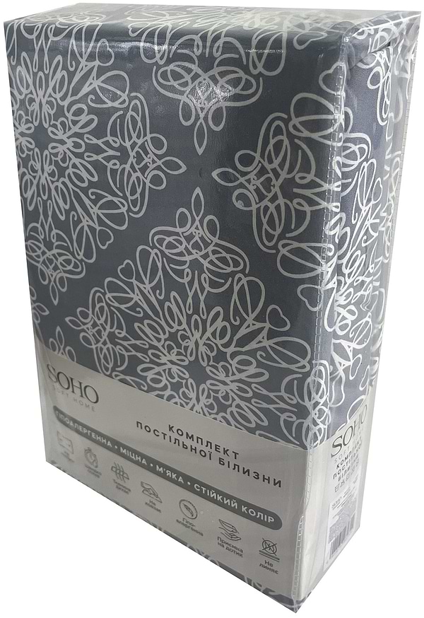 Фото - Комплект постельного белья SOHO 150х200 см Charme Grey (PATTERN 3-S)