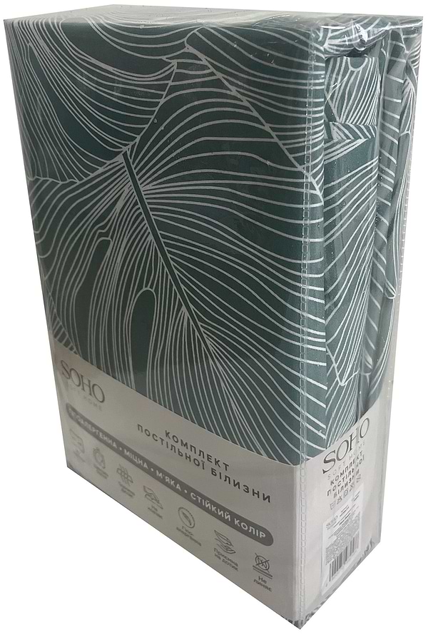 Фото - Комплект постельного белья SOHO 200х220 см Flora Green (PATTERN 11-E)