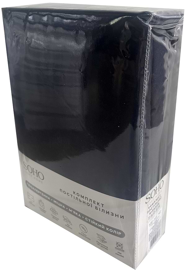 Фото - Комплект постельного белья SOHO 200х220 см Graphite (PATTERN 13-E)