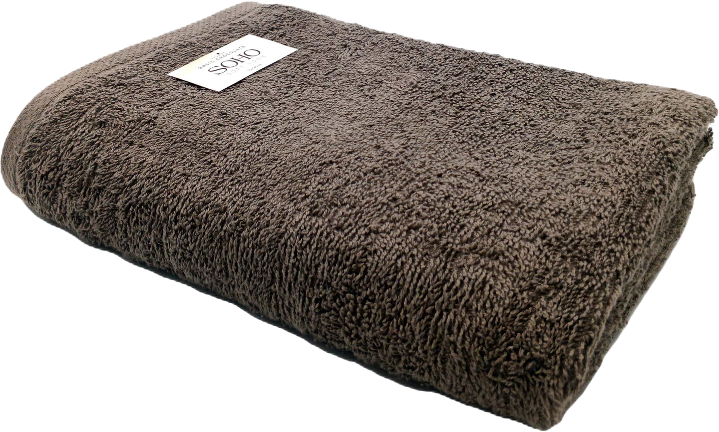 Полотенце банное SOHO 70х140 см хлопок 100% Basic Chocolate