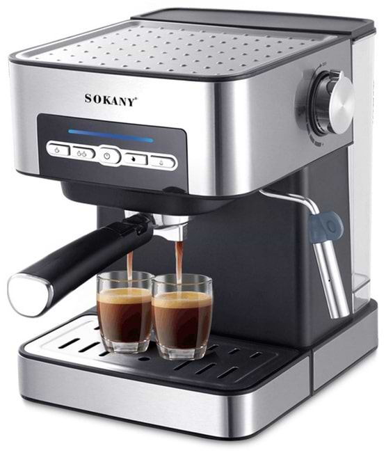 Кавоварка ріжкова Sokany SK-6862 Silver