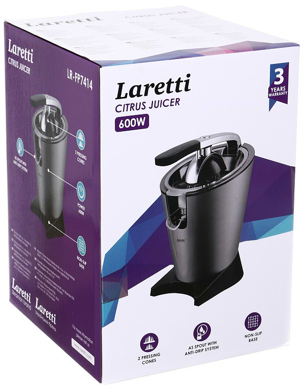 Фото - Цитрус-пресс LARETTI LR-FP7414