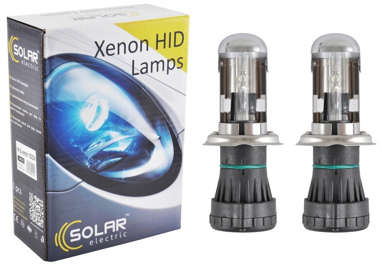 Автолампа Solar H4 bi-xenon 5000K 85V 35W P43t-38 KET (1450)