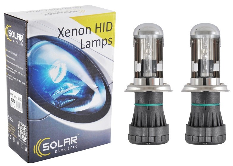 Автолампа Solar H4 bi-xenon 6000K 85V 35W P43t-38 KET (1460)