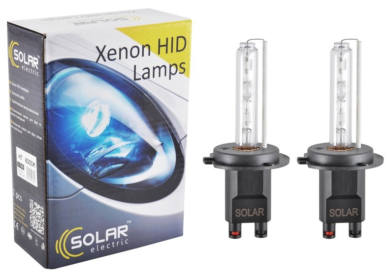 Автолампа Solar H7 6000K 85V 35W PX26d KET (1760)