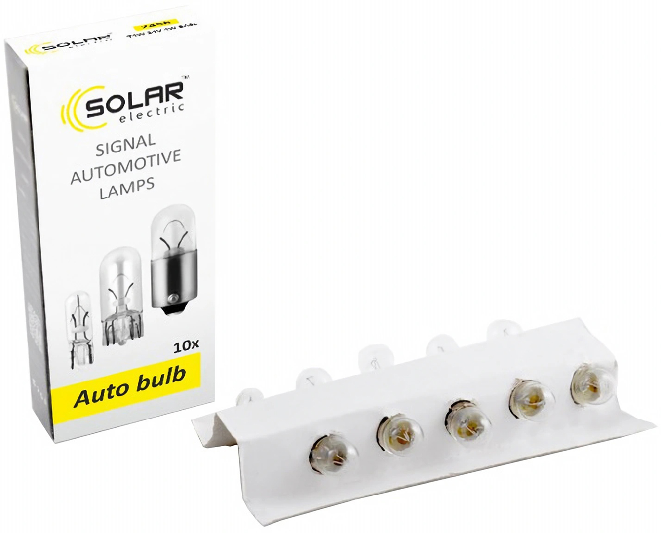 Автолампа Solar T4W 24V 4W BA9s (2456)