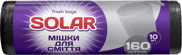 Фото - Пакет мусорный Solar 160 л 10 шт. (4820269930506) Фото - Пакет мусорный Solar 160 л 10 шт. (4820269930506)