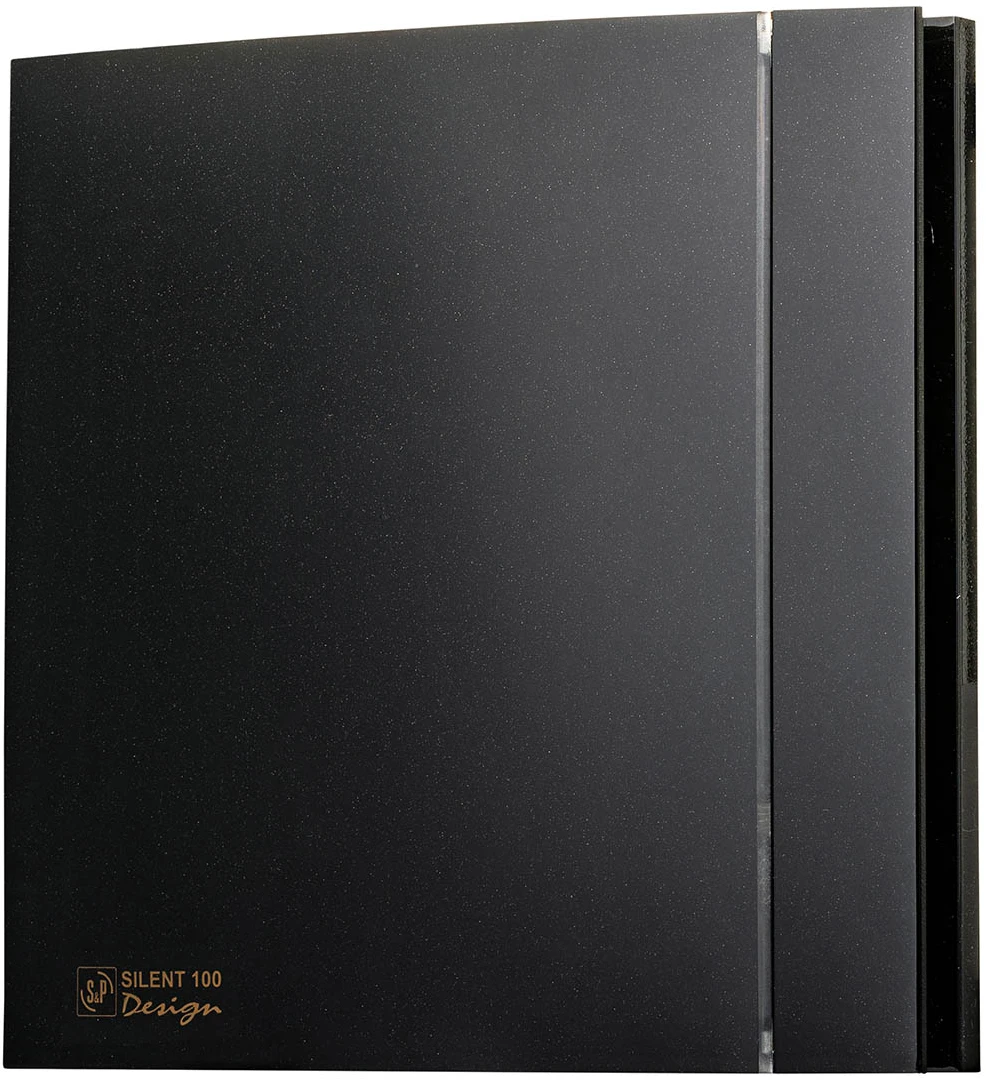 Витяжний вентилятор Soler&Palau SILENT-100 CHZ BLACK DESIGN-4C