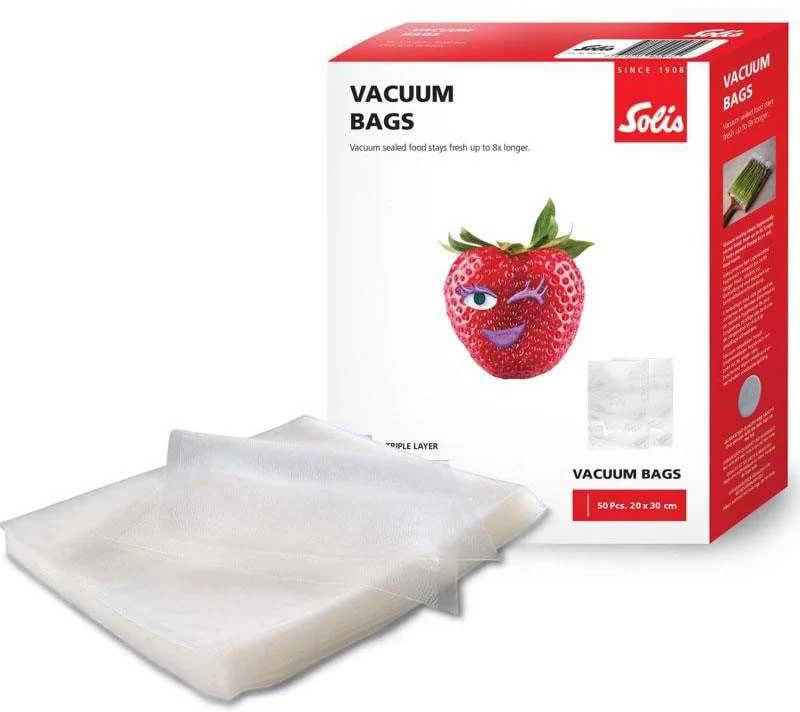 Пакети для вакууматора Solis 20 x 30 см 50 шт. (92261)