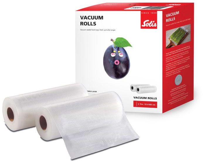 Пакети для вакууматора Solis 15 x 600 см 2 рулони (92252)