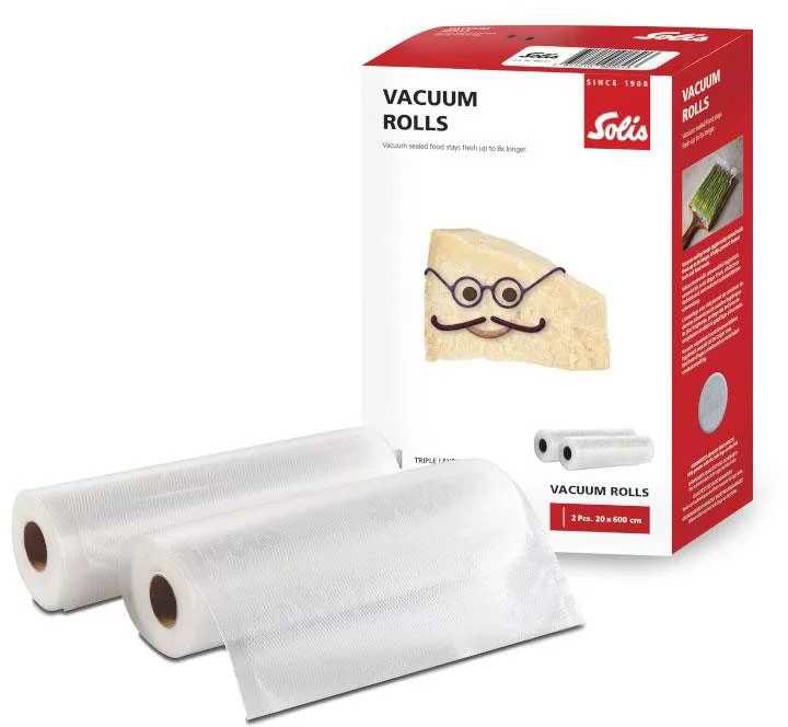 Пакети для вакууматора Solis 20 x 600 см 2 рулони (92251)
