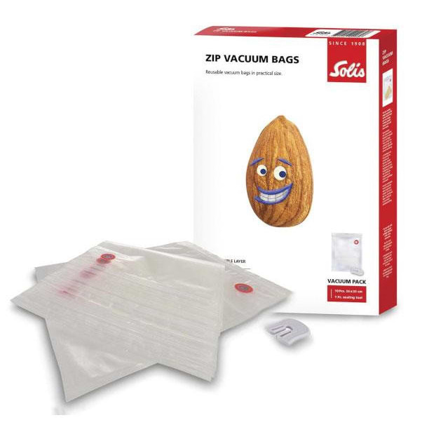 Пакети для вакууматора Solis Zip Vacuum bags 26 x 35 cm 10 шт. (92269)