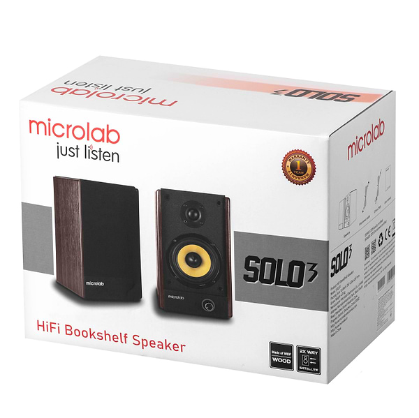 Фото - Комп'ютерна акустика компактна 2.0 Microlab 2.0 40w mini-jack (SOLO-3BR)