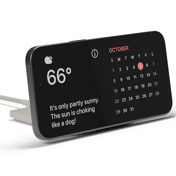 Фото - Бездротовий зарядний пристрій Native Union Rise Solo Qi2 Wireless Charger Sandstone (RS-SL-SAN)