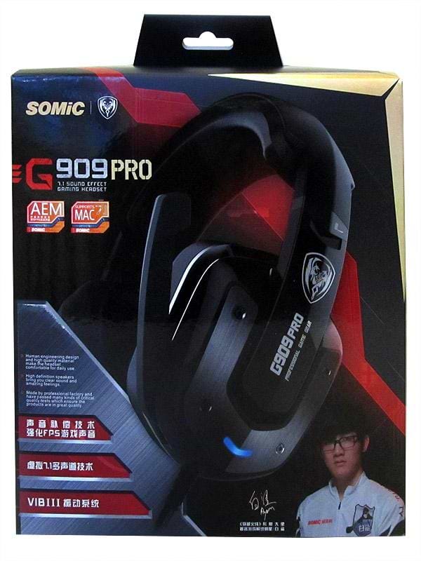 Фото - Гарнитура проводная игровая Somic G909 Pro Black (9590010164)