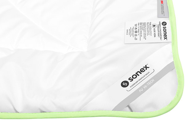 Фото - Одеяло всесезонное полуторное Sonex 155х215 тинсулейт Aloe Vera 3М Thinsulate (SO102039)