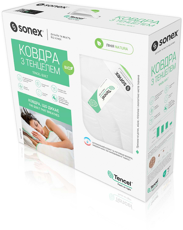 Фото - Одеяло зимнее полуторное Sonex 155x215 тенцель Tencel (SO102099)