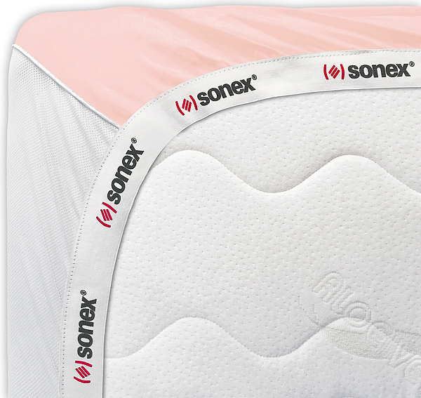 Фото - Комплект постільної білизни Sonex 177х210 Aero Light Peach Преміум Сатин (SO102211)