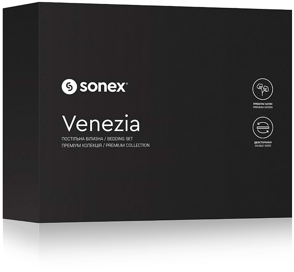 Фото - Комплект постельного белья Sonex 177х210 Venezia Премиум Сатин (SO102459)