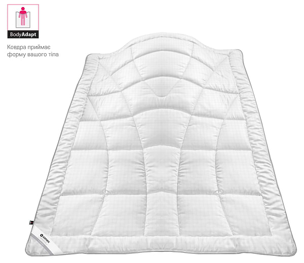 Фото - Ковдра демісезонна двоспальна євро Sonex 200x220 штучний лебединий пух Antistress (SO102072)