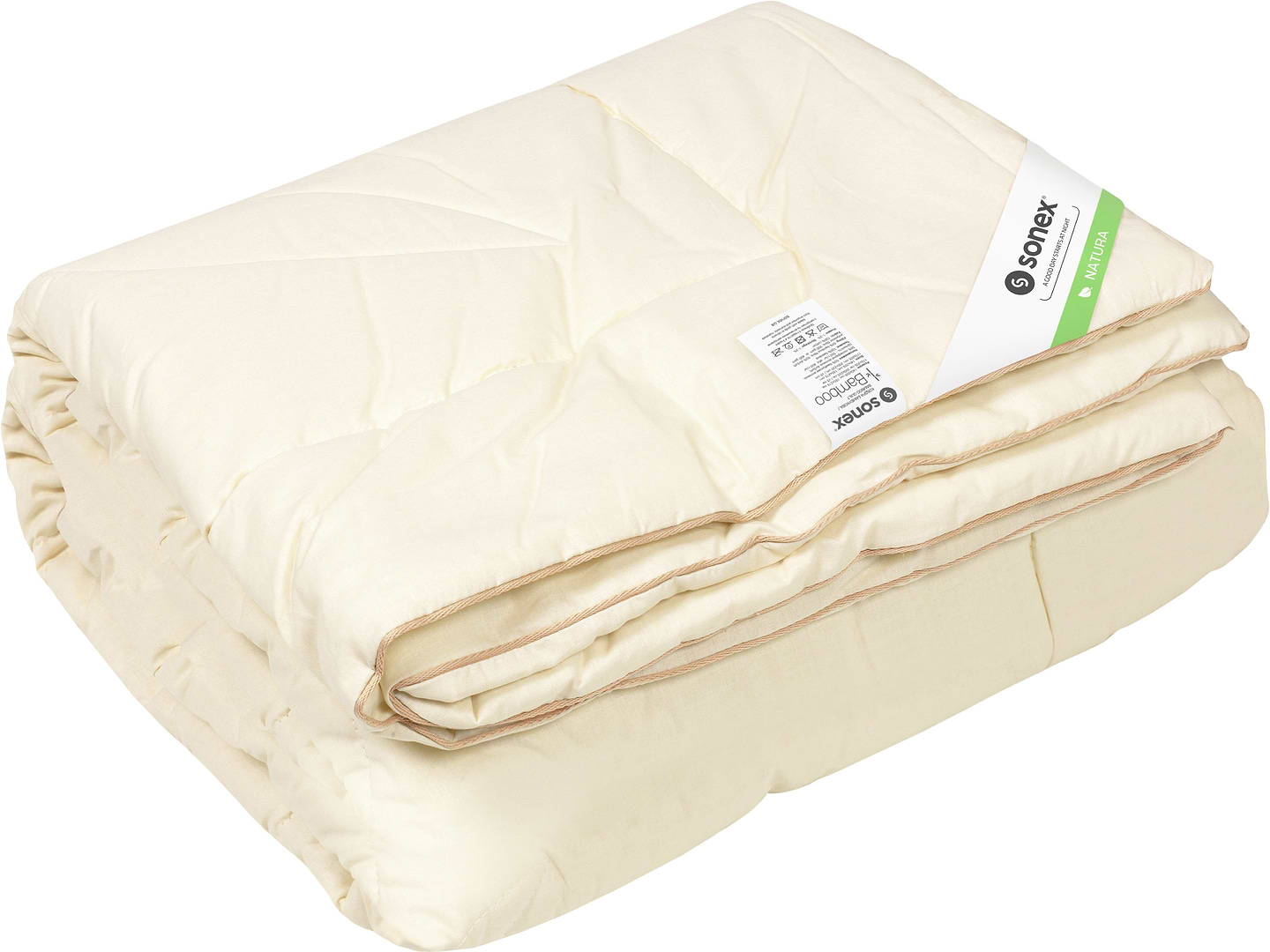 Ковдра зимова двоспальна євро Sonex 200x220 бамбукове волокно Bamboo 400 г/м2 (SO102151) - Фото 1