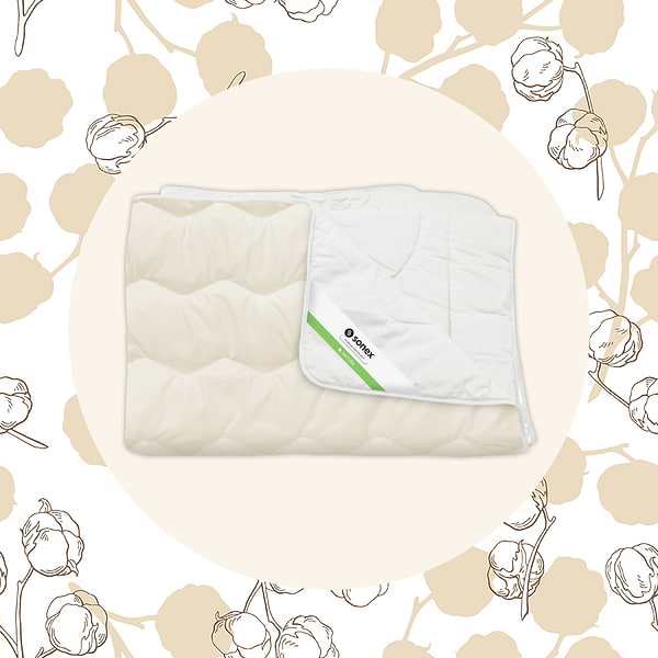 Фото - Ковдра літня двоспальна євро Sonex 200x220 бавовна Cottona 200 г/м? (SO102116)