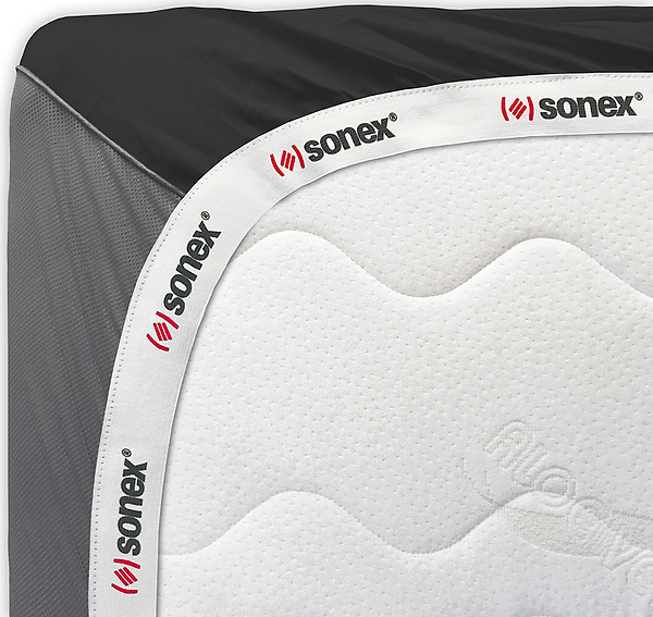 Фото - Комплект постільної білизни Sonex 205х225 Aero Black Diamond Преміум Сатин (SO102186)