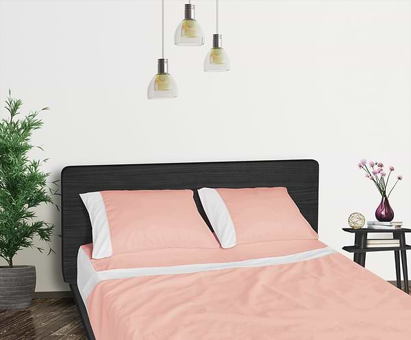 Фото - Комплект постільної білизни Sonex 205х225 Aero Light Peach Преміум Сатин (SO102213)