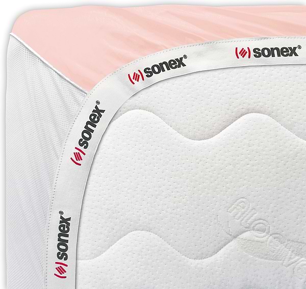 Фото - Комплект постільної білизни Sonex 205х225 Aero Light Peach Преміум Сатин (SO102213)