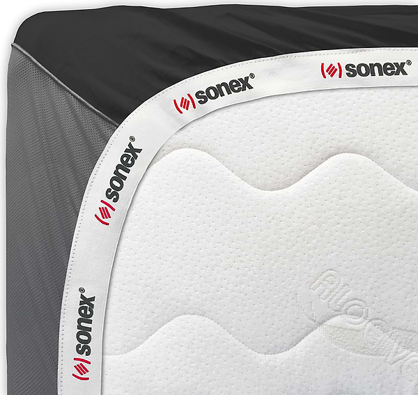 Фото - Комплект постільної білизни Sonex 2х145х210 Aero Black Diamond Преміум Сатин (SO102185)