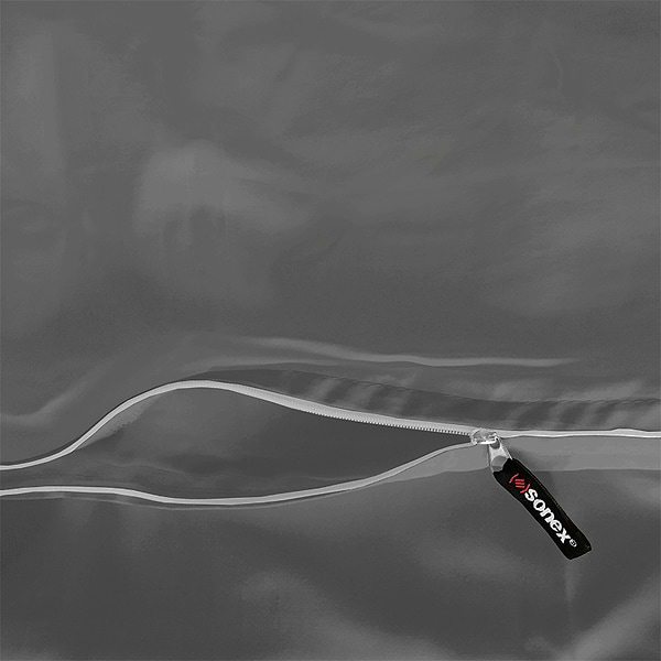 Фото - Комплект постельного белья Sonex 2х145х210 Aero Carbon Grey Премиум Сатин (SO102189)