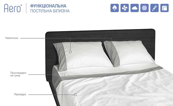 Фото - Підковдра двоспальна Sonex Aero Optical White 175x210 (SO102260)