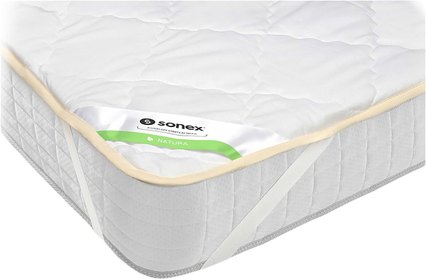 Фото - Наматрацник Sonex Bamboo Бамбуковий 90 х 200 см (SO102165)