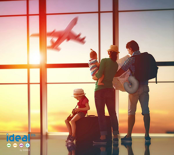 Фото - Подушка дорожная Sonex Ideal 30x35х10 см Розовая (SO102171)