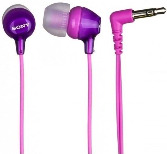 Фото - Навушники вкладиші Sony MDR-EX15LP Violet (MDREX15LPV.AE)