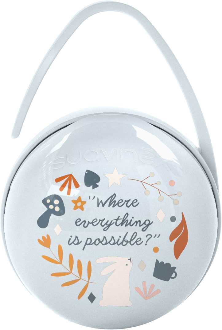 Контейнер для хранения пустышек Suavinex Wonderland голубой (308736)