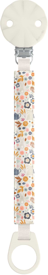 Держатель пустышек Suavinex Wonderland белая с рисунком (402828)