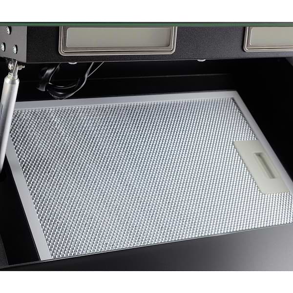 Фото - Уцінка - Витяжка декоративна Ventolux SPACE 60 BK (1200) TRC AO