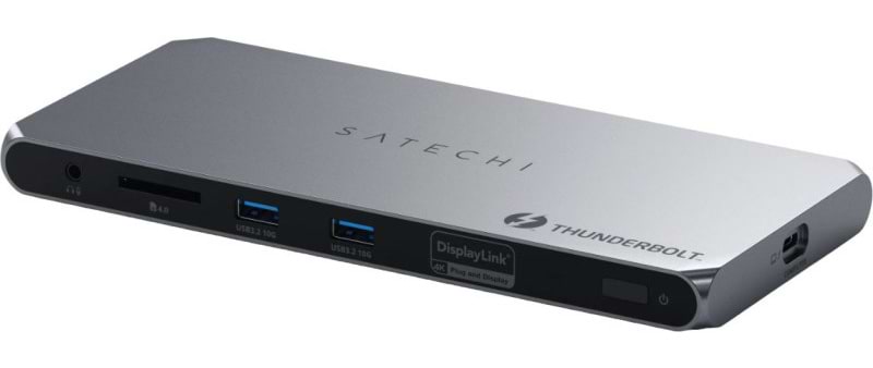 Хаб USB Satechi Thunderbolt 4 Docking Station DisplayLink Space Gray (ST-DT4MDM-EU) - Фото 1